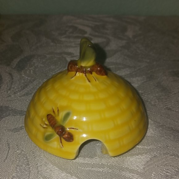 Vintage Goebel W Germany Honey Pot with Lid and Spoon ca. 1960 - 1972 - Picture 7 of 11